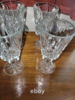 Vintage Set 9 Wine Cristal D' Arques Goblets And Libbey Wine Glasses On Tray