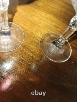 Vintage Set 9 Wine Cristal D' Arques Goblets And Libbey Wine Glasses On Tray