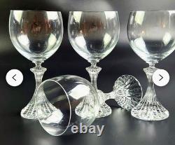 Vintage Set Of 10 Mikasa Clear Crystal THE RITZ Wine Glasses 7