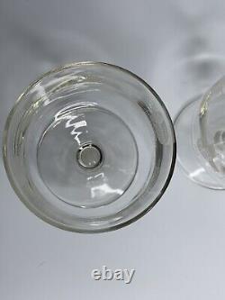 Vintage Set Of 4 RCA Satellite Space Design Glass Wine/Water Cups 4in