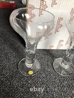 Vintage Set Of 6 Rosenthal Studio Linie Glass Cups/ Wine Glass Made In Germany