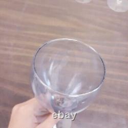 Vintage Set of 11 Mid Century Wine Glasses Long Stems Multi Color Beautiful