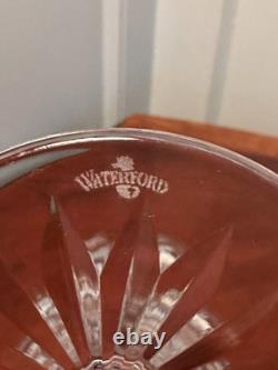 Vintage Set of 2 WATERFORD CRYSTAL Araglin Champagne Flutes Wine Glasses IRELAND