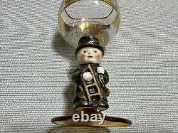 Vintage Set of 4 Goebel Hummel Figurine Stem Liqueur Wine Glasses, W Germany