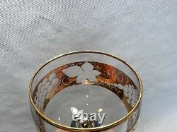 Vintage Set of 4 Goebel Hummel Figurine Stem Liqueur Wine Glasses, W Germany