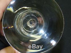 Vintage Set of 4 Steuben Air Twist 3 3/4 Cocktail Sherry Port Wine Stems Signed