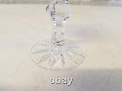 Vintage Set of 5 Crystal Cut Glass Liquor Glasses with Star Decorations