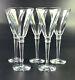 Vintage Set of 5 Lenox Hancock Pattern Wine Glasses Conical Shape Rare