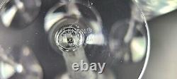 Vintage Set of 5 Lenox Hancock Pattern Wine Glasses Conical Shape Rare