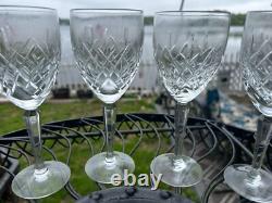 Vintage Set of 6 Beautiful Wine Glasses in STERLING by Lenox / Marked in Ex Cd