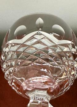 Vintage Set of 6 WATERFORD CRYSTAL Kenmare Hocks Goblets/Wine Glasses IRELAND
