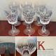 Vintage Set of 6 WATERFORD CRYSTAL Kylemore Water Goblets/Wine Glasses IRELAND