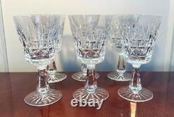 Vintage Set of 6 WATERFORD CRYSTAL Kylemore Water Goblets/Wine Glasses IRELAND