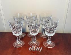 Vintage Set of 6 WATERFORD CRYSTAL Kylemore Water Goblets/Wine Glasses IRELAND