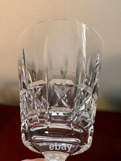 Vintage Set of 6 WATERFORD CRYSTAL Kylemore Water Goblets/Wine Glasses IRELAND