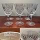 Vintage Set of 6 WATERFORD CRYSTAL Lismore 5-7/8 Claret Wine Glasses IRELAND