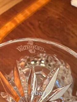 Vintage Set of 6 WATERFORD CRYSTAL Lismore 5-7/8 Claret Wine Glasses IRELAND