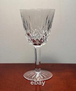 Vintage Set of 6 WATERFORD CRYSTAL Lismore 5-7/8 Claret Wine Glasses IRELAND