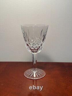 Vintage Set of 6 WATERFORD CRYSTAL Lismore 5-7/8 Claret Wine Glasses IRELAND