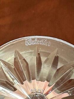 Vintage Set of 6 WATERFORD CRYSTAL Lismore 5-7/8 Claret Wine Glasses IRELAND