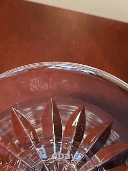 Vintage Set of 6 WATERFORD CRYSTAL Lismore 5-7/8 Claret Wine Glasses IRELAND