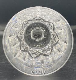 Vintage Set of 6 WATERFORD CRYSTAL Lismore 5-7/8 Claret Wine Glasses Lot Of Six
