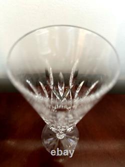 Vintage Set of 6 WATERFORD CRYSTAL Lismore Champagne Flutes Wine Glasses IRELAND