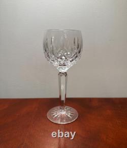 Vintage Set of 6 WATERFORD CRYSTAL Lismore Hocks Goblets/Wine Glasses IRELAND