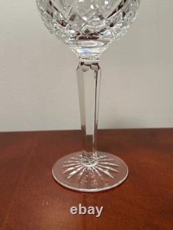 Vintage Set of 6 WATERFORD CRYSTAL Lismore Hocks Goblets/Wine Glasses IRELAND