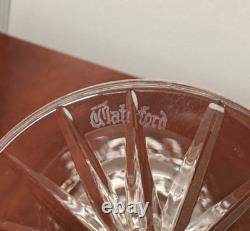 Vintage Set of 6 WATERFORD CRYSTAL Lismore Hocks Goblets/Wine Glasses IRELAND