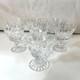 Vintage Set of 7 Royal Brierley Water Goblets Wine Glasses Ascot Design