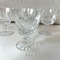 Vintage Set of 7 Royal Brierley Water Goblets Wine Glasses Ascot Design