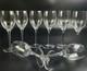 Vintage Set of 8 RGS17 by Rogaska Wine Glasses Marked 7 3/4