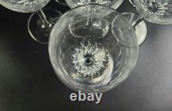 Vintage Set of 8 RGS17 by Rogaska Wine Glasses Marked 7 3/4