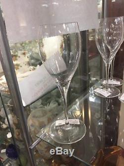 Vintage Signed BACCARAT Elegant Glass Set of 12 Wine Stems 7