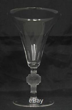 Vintage Signed R. Lalique Barr Wine Glass