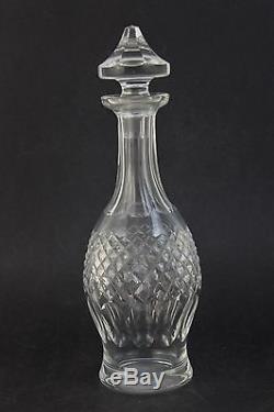 Vintage Signed Waterford Irish Crystal Wine Decanter in Colleen Short Stem