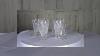 Vintage Six Set Cut Crystal Stemware Vintage Wine Coup Lead Crystal Wedding Toast