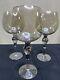 Vintage Sterling Blown Glass Wine Glasses Lot Of 3