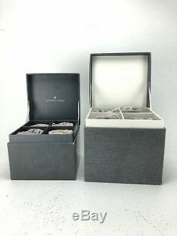 Vintage Steuben Teardrop Crystal Wine Glasses #7980 Set of 8 + Original Boxes