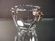 Vintage Stromberg Glass O. Hjertzell Wine Taster withSterling Grapes Sweden Retro
