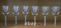 Vintage Stuart Ariel Crystal Wine Glasses