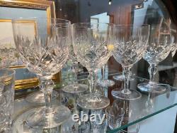 Vintage Stuart Crystal Water Goblet Glasses (England) Set of 8