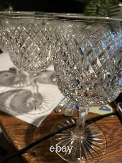 Vintage Stunning Cut-Crystal Wine Glass SIZE 6X4