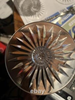 Vintage Stunning Cut-Crystal Wine Glass SIZE 6X4