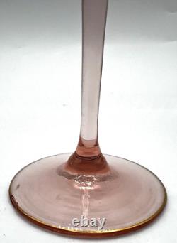 Vintage Theresienthal Art Nouveau Art Glass Cordial Wine Glass 5 1/2