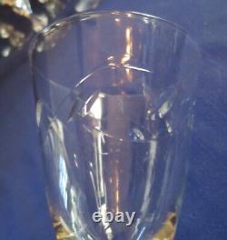 Vintage Tiffin-Franciscan Fantasy crystal claret wine glasses set of 6
