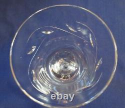 Vintage Tiffin-Franciscan Fantasy crystal claret wine glasses set of 6