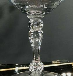 Vintage Tiffin-Franciscan Platinum Rim Lyndley Wine champagne Cut leaves Set 11