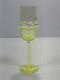 Vintage Uranium Wine Champagne Glass Riihimaen Lasi Sulttaani Yellow Vaseline